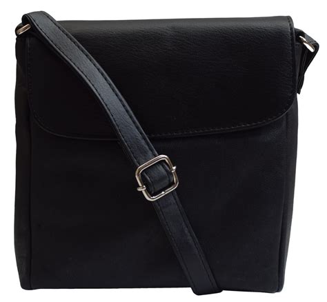 cross body bags fake leather black|black leather crossbody bag women's.